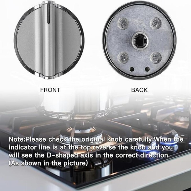 Cooktop Knobs Reinforced for Whirlpool W10594481 AP6023301 WPW10646805 Knobs gallery