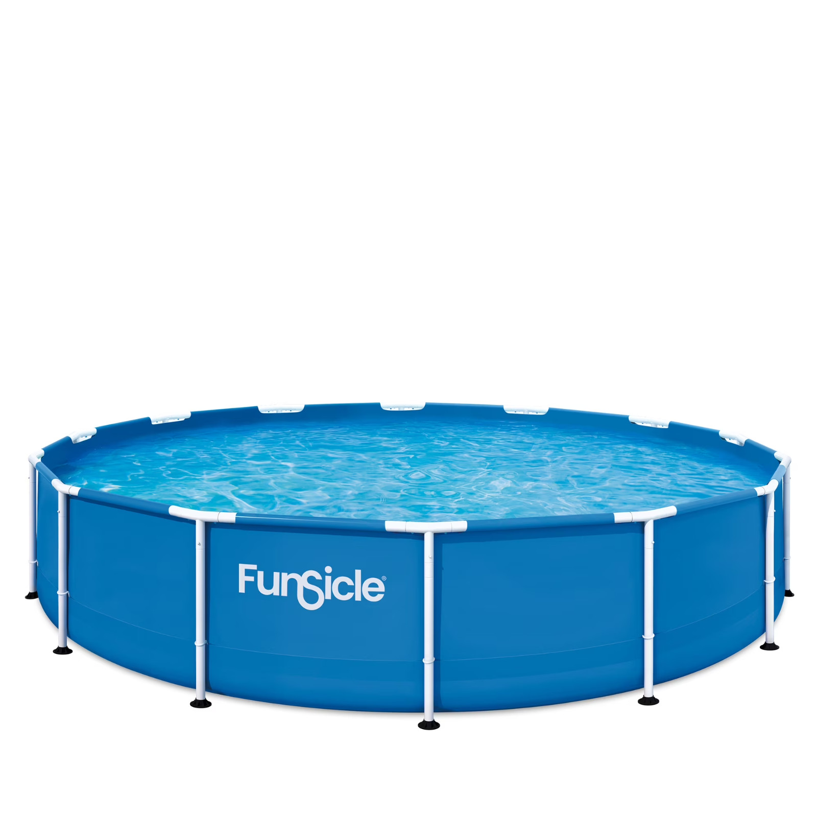 Funsicle 14ft Adventure Above Ground Metal Frame Swimming Pool, Includes FiltraB gallery