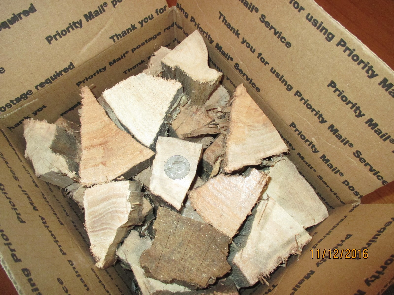 Seasoned Pecan Wood Chunks for Grilling Smoking Barbecue Competition Size gallery