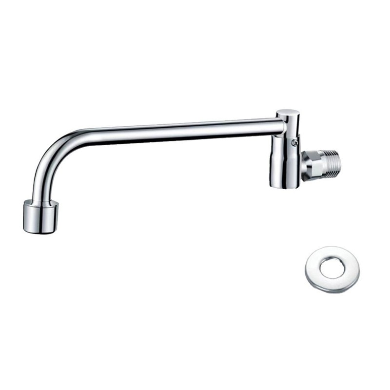 Single Cold Wall Mounted Tap With Swinging Spout For Home And Commercial Use gallery