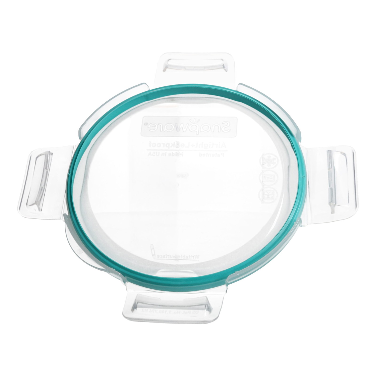 Snapware 7201R 4-Cup Clear Total Solutions Lid with Teal Gasket gallery