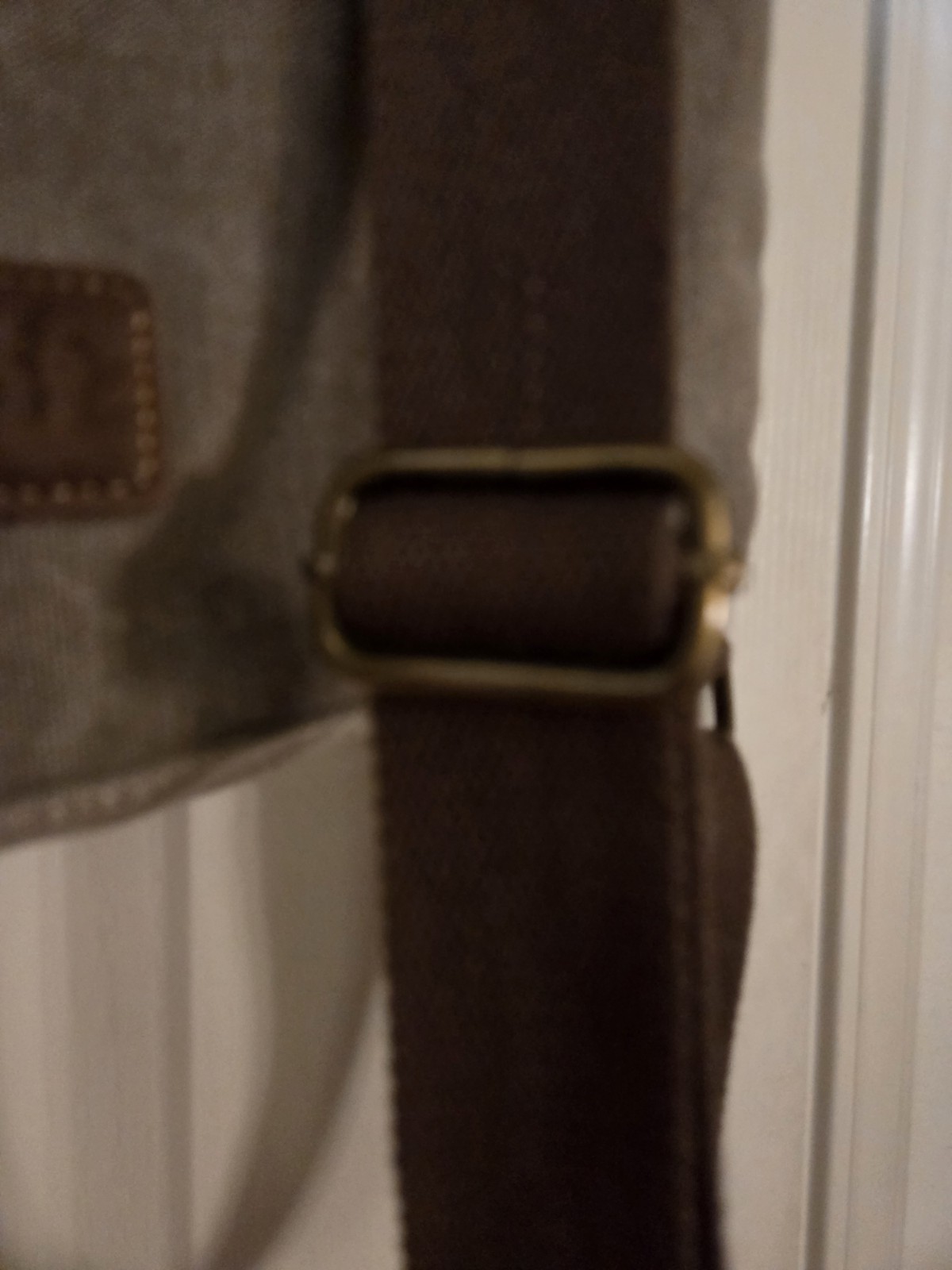 Backpack Cargoit Classic Canvas Messenger Bag Multiple Pockets Brown Unisex 3