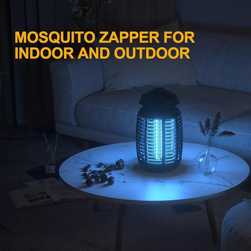 Electric Fly Gnat Killer Lamp Pests Fly Insect Trap Mosquito Bug Zapper 4200V gallery