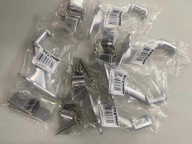 Taymor 25-6380DC Deluxe Solid Handrail Bracket Dull Chrome 5pcs.