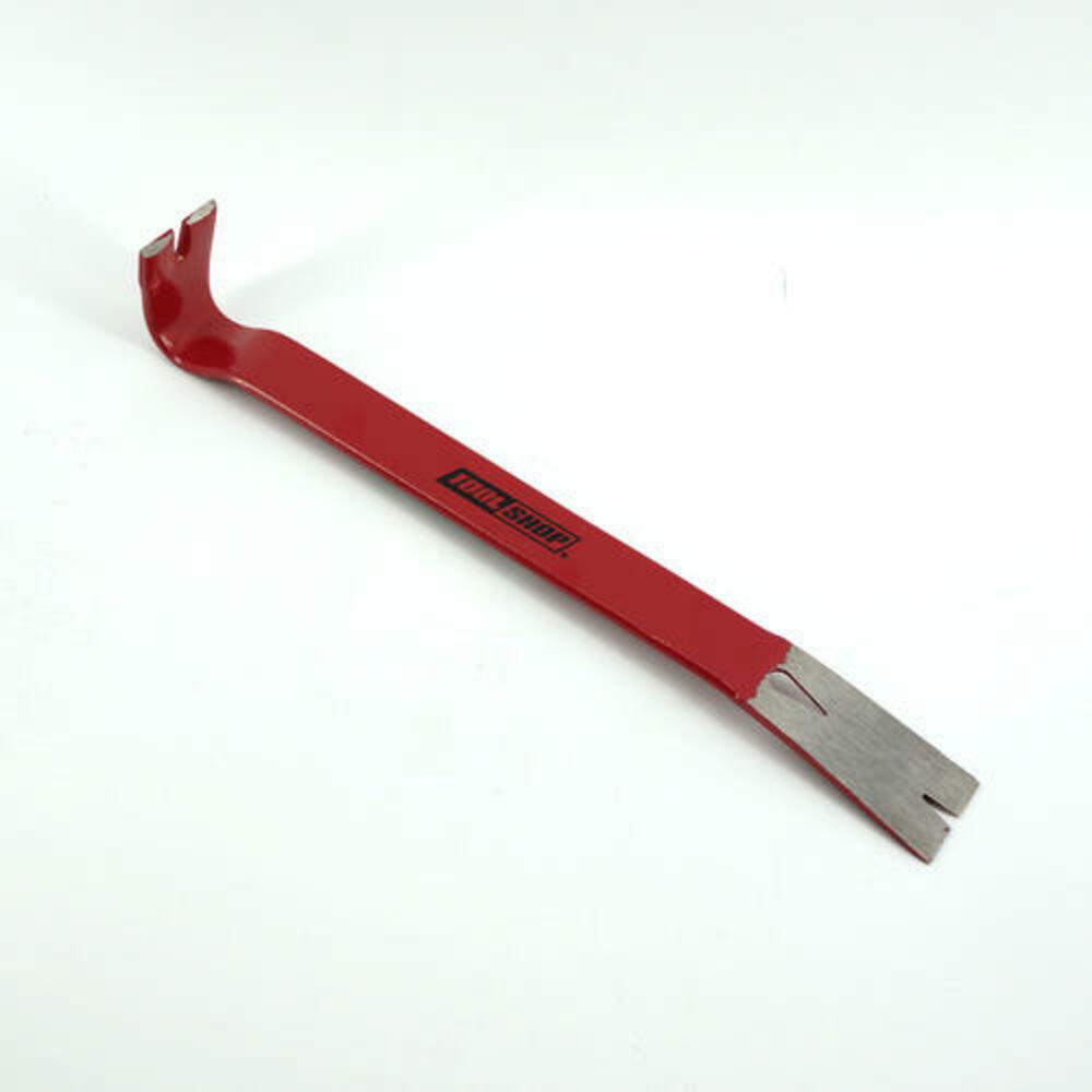 15" Flat Pry Bar Drop Forged Steel Prybar Polished Beveled Ends Pull Nails Pry gallery