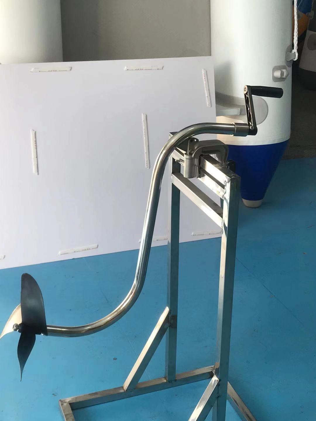 Hand Powered Outboard Propeller Saving Rubber Boat Paddle Hand Propeller Marine gallery