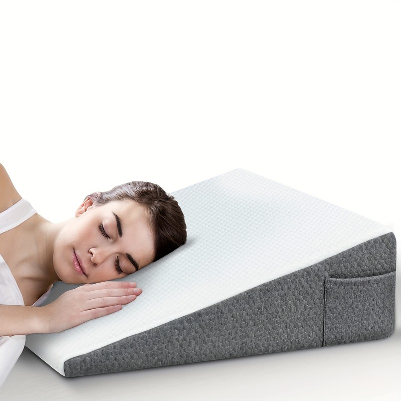 Wedge Pillow for Sleeping Support Bed Wedge Memory Foam Cushion 24" x 24" x 10" gallery