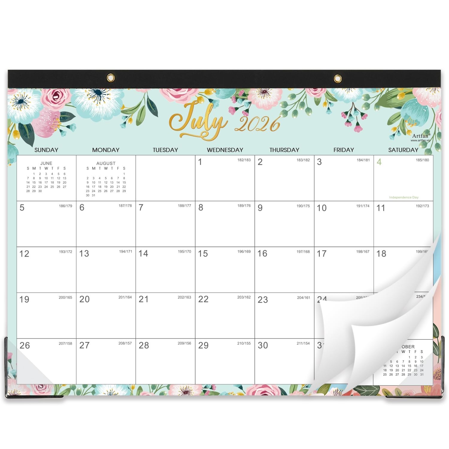 Desk Calendar 2026-2027 - JUL 2026 - DEC 2027, 2026-2027 Calendar, 14.6" x 11... gallery