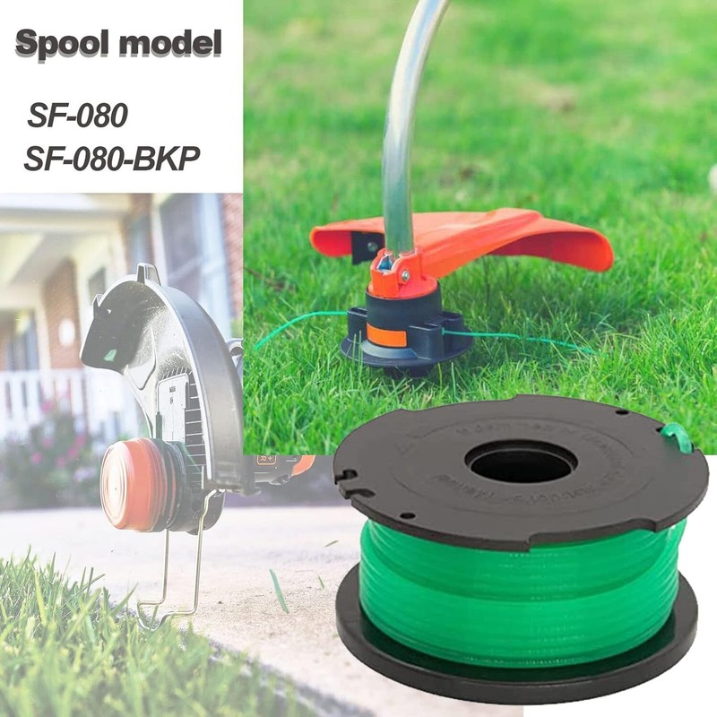 SF-080 String Trimmer Spool Line Cap Replacement For Black&Decker GH3000 Trimmer gallery