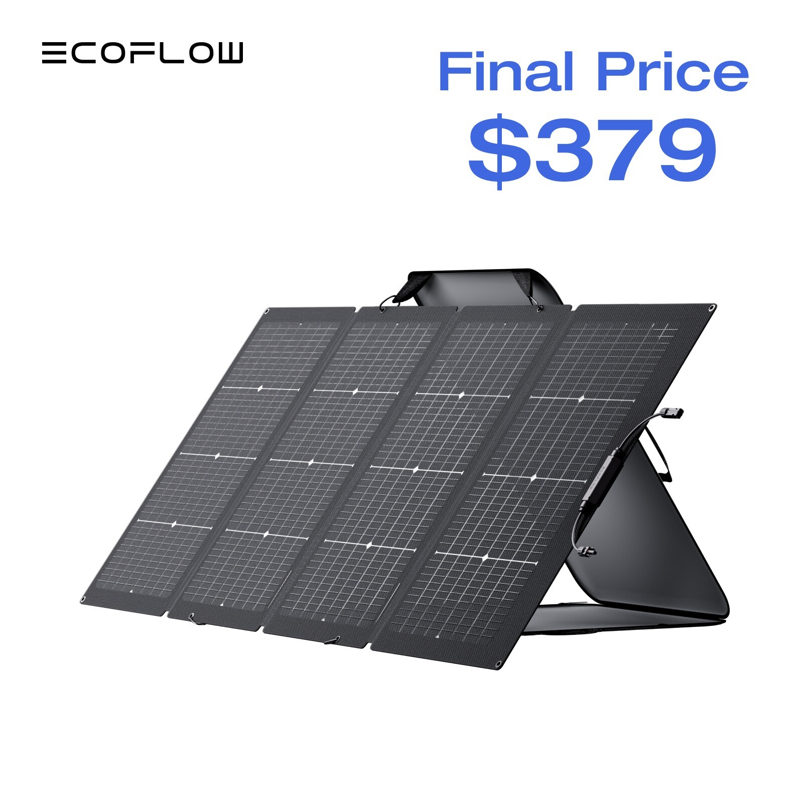 EcoFlow 220W Bifacial Solar Panel Kit Waterproof IP68 for Outdoor Camping RV gallery