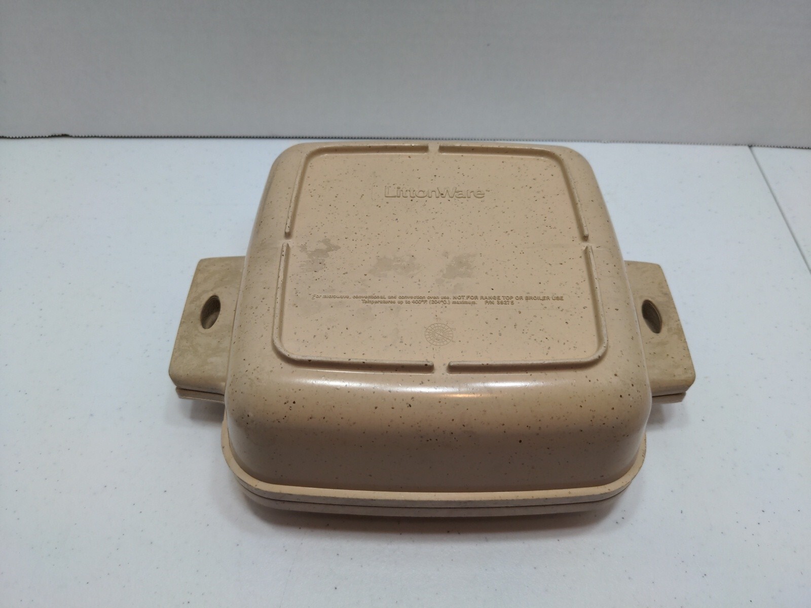 LittonWare Microwave Conventional Convectional Cooking Heating Square Dish BTBS2 gallery