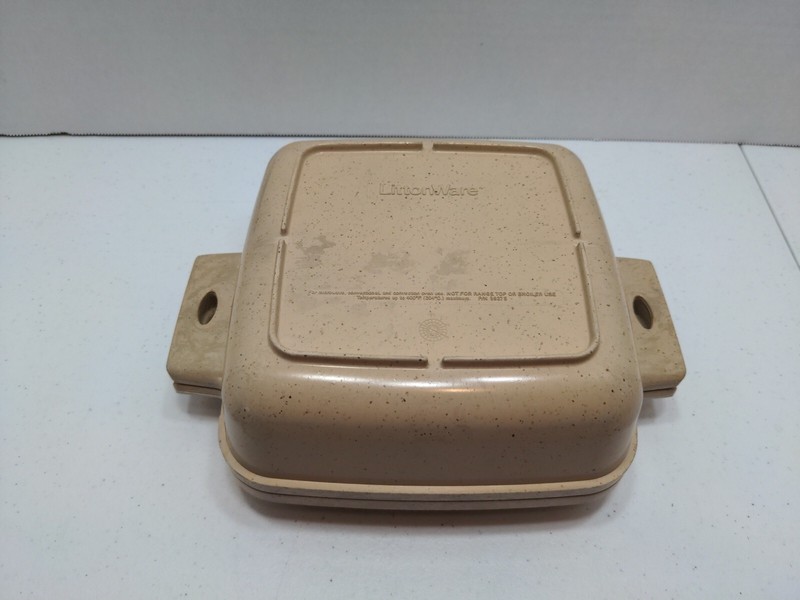 LittonWare Microwave Conventional Convectional Cooking Heating Square Dish BTBS2 gallery