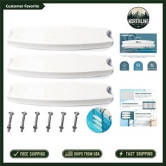 3-Pack Universal Pool Ladder Replacement Steps for Inground & Above Ground Pools