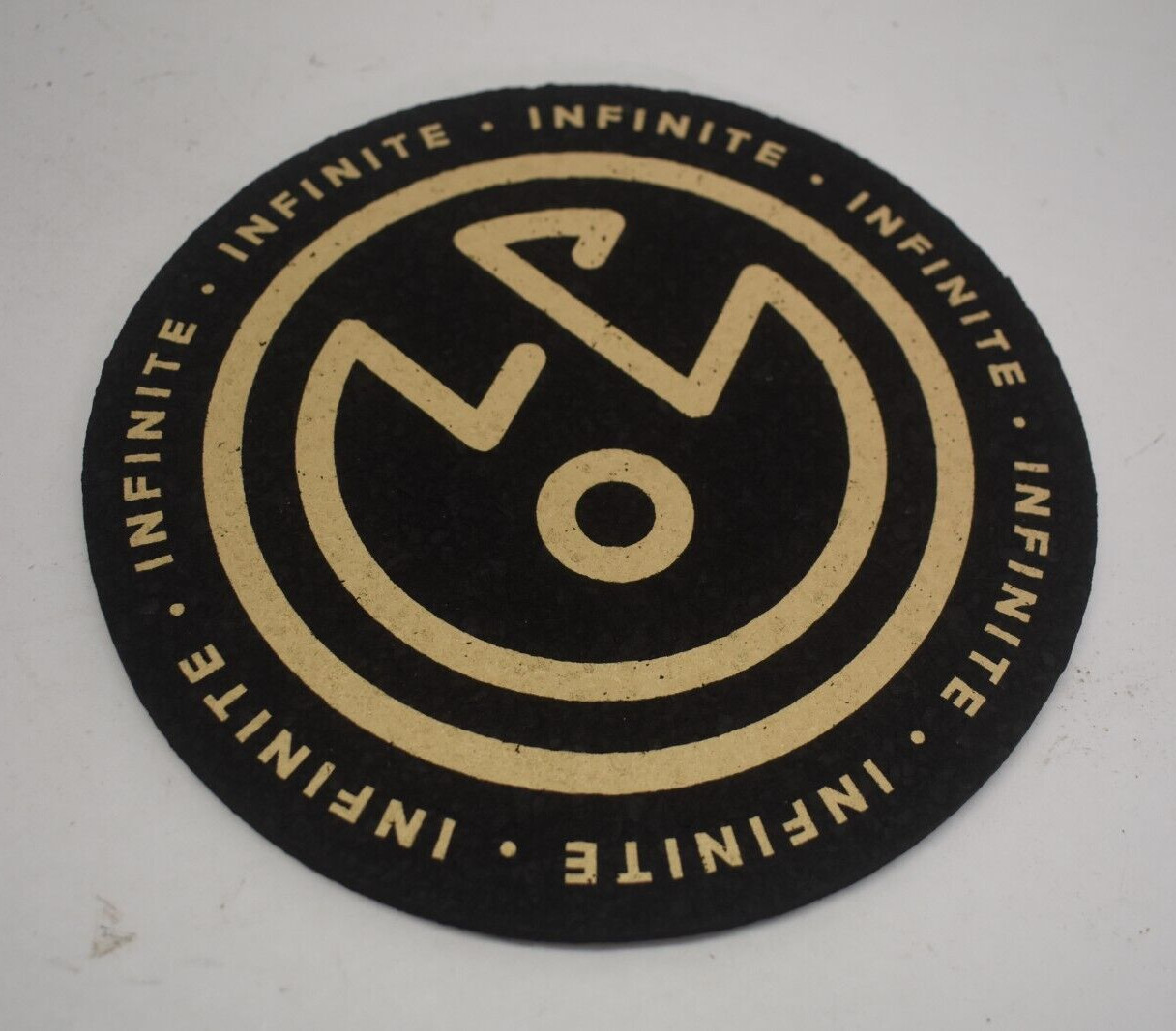 Mood Mats Upscale Recycled Table Coaster 7-7/8" Tabletop Rubber Coaster Infinite gallery