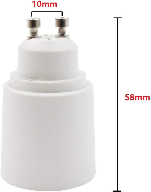 YI Lighting GU10 to E26/E27 Adapter - Pack of 2 Socket Converters gallery