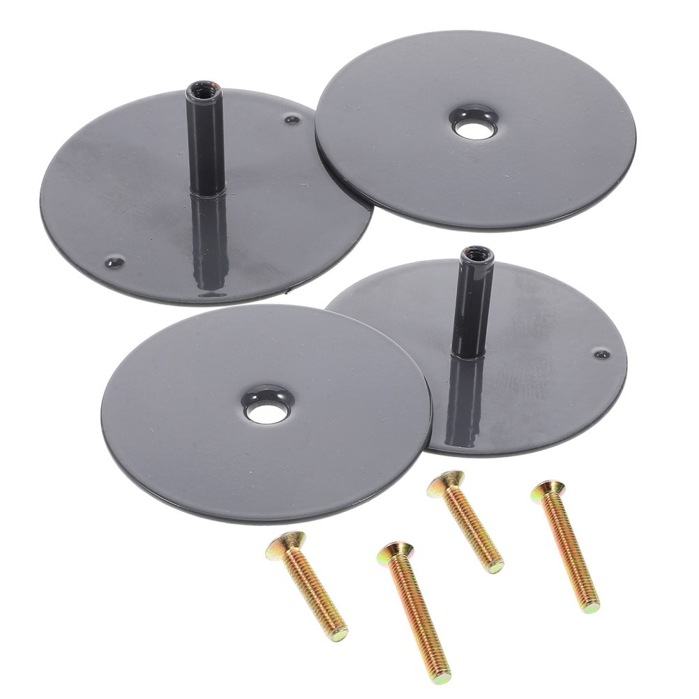 2 Pcs Door Hole Guard Plate Shield Doorknob Covers Filler Deadbolt gallery