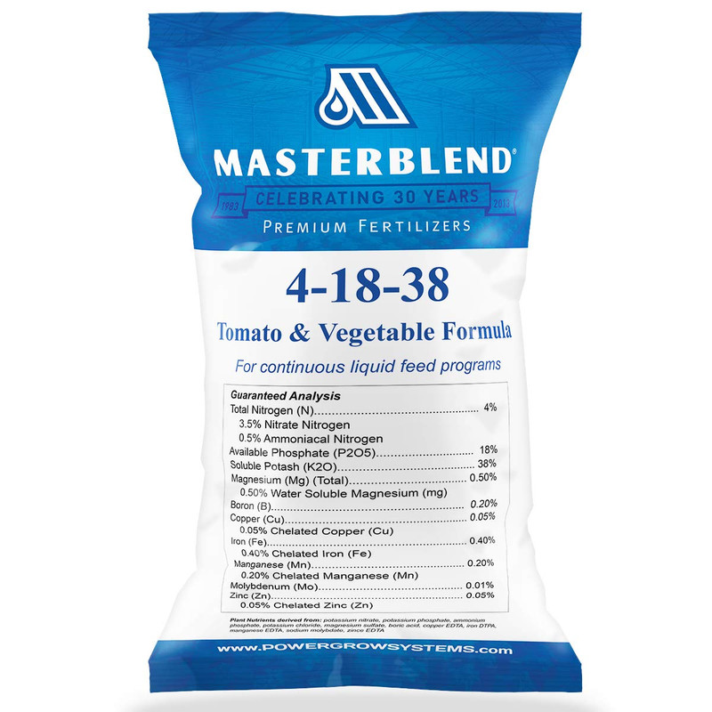 4-18-38 Tomato & Vegetable Fertilizer - Bulk 1, 5 or 25 Pounds (5 Pounds) gallery