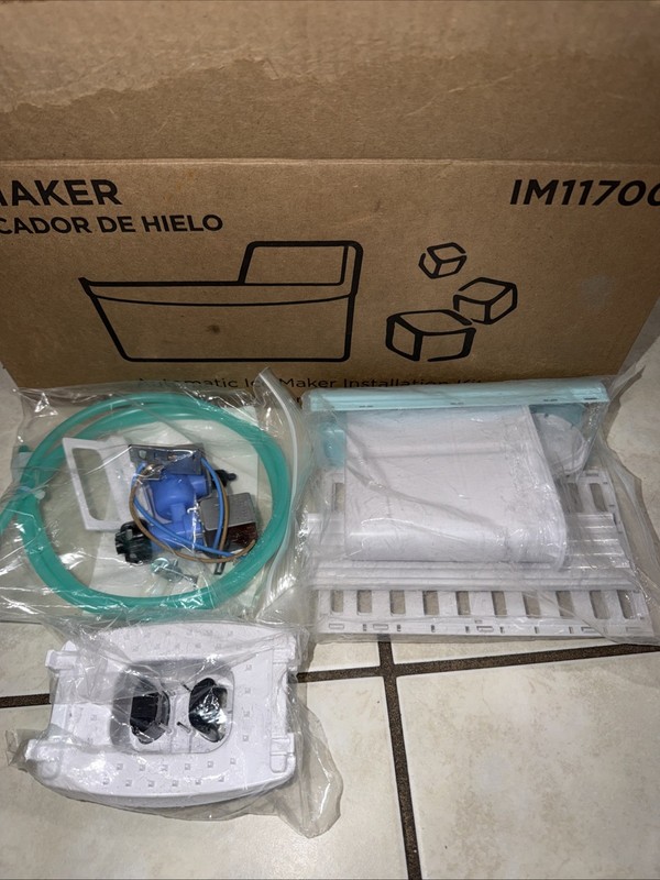 Frigidaire IM117000 Automatic Ice Maker Installation Kit White New Open Box gallery