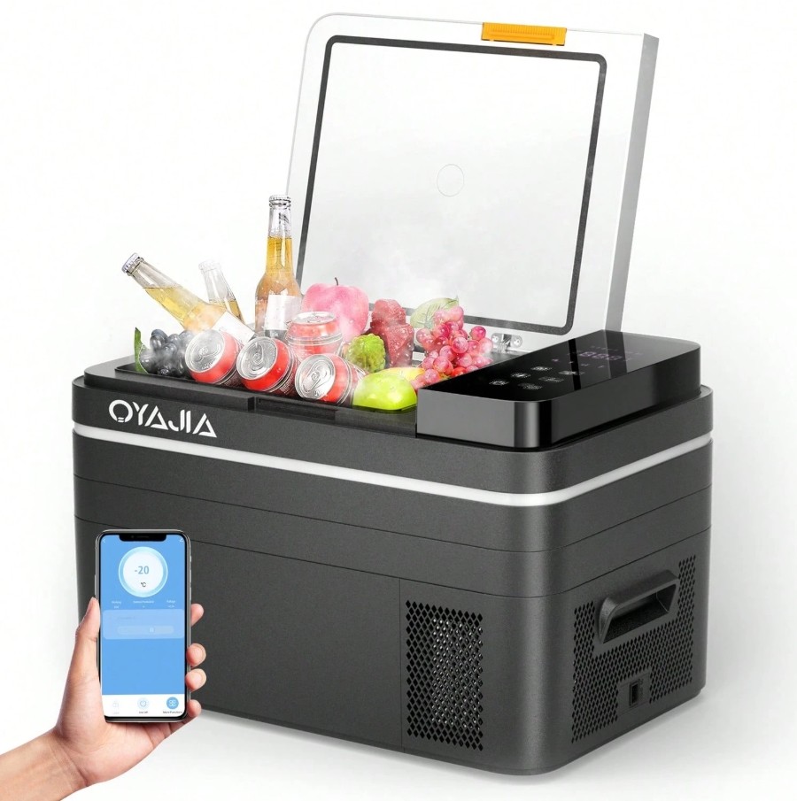 30L Fridge Refrigerator Vehicle Cooler -20℃~20℃ Box Portable Camping Car Freezer gallery