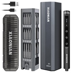76 In 1 Mini Electric Screwdriver Cordless Set LED Display 5 Torque Repair Kit
