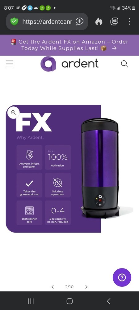 Ardent FX Decarboxylator