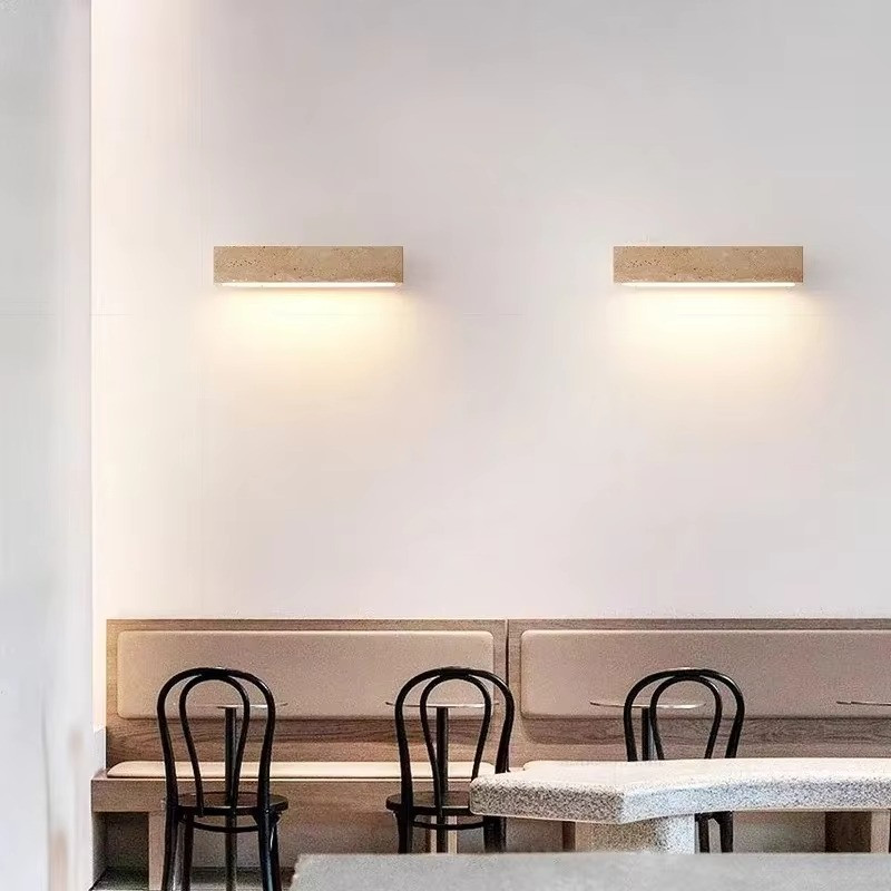 Wabi Sabi Wall Sconce Light | Minimalist Bedroom Wall Light 30cm 11.8in gallery
