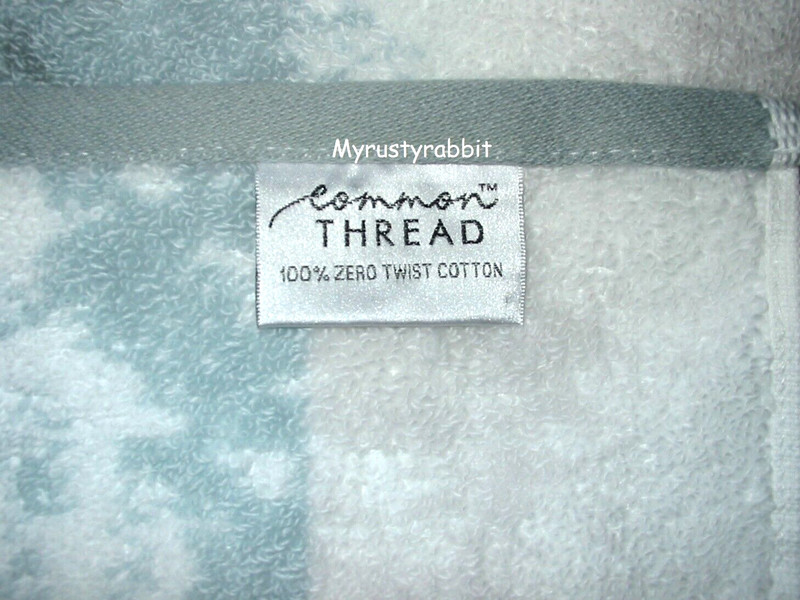 Common Thread Bathroom Towel Set - Dusty Green Ombre' 2 Bath 4 Washcloth ~ New gallery