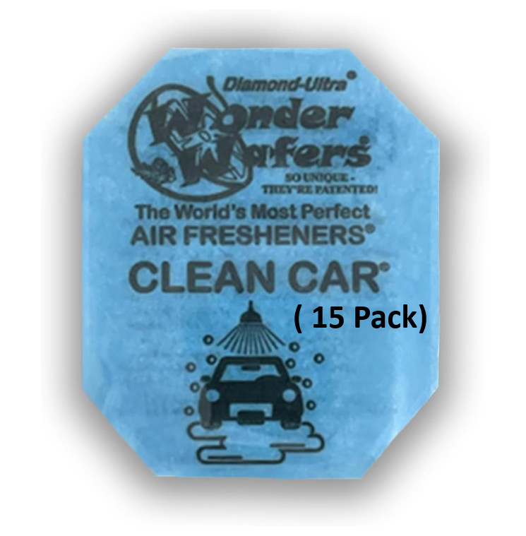 Wonder Wafers 15 CT Individually Wrapped Clean Car Air Fresheners