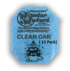 Wonder Wafers 15 CT Individually Wrapped Clean Car Air Fresheners