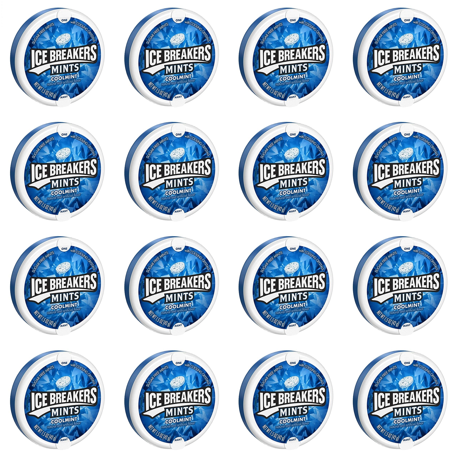 ICE BREAKERS Sugar Free Mints, Coolmint, 1.5 Ounce (Pack of 8) (2-Pack) gallery
