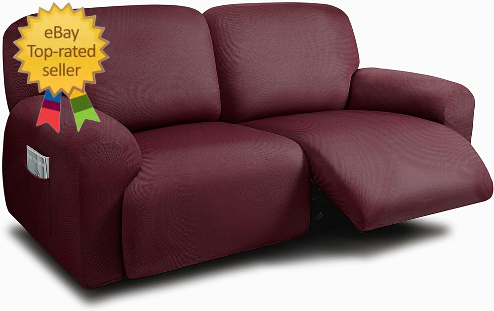 Extra Wide 75" - 100", Reclining 2 Seater Sofa, Extra Wide Reclining Love Seat