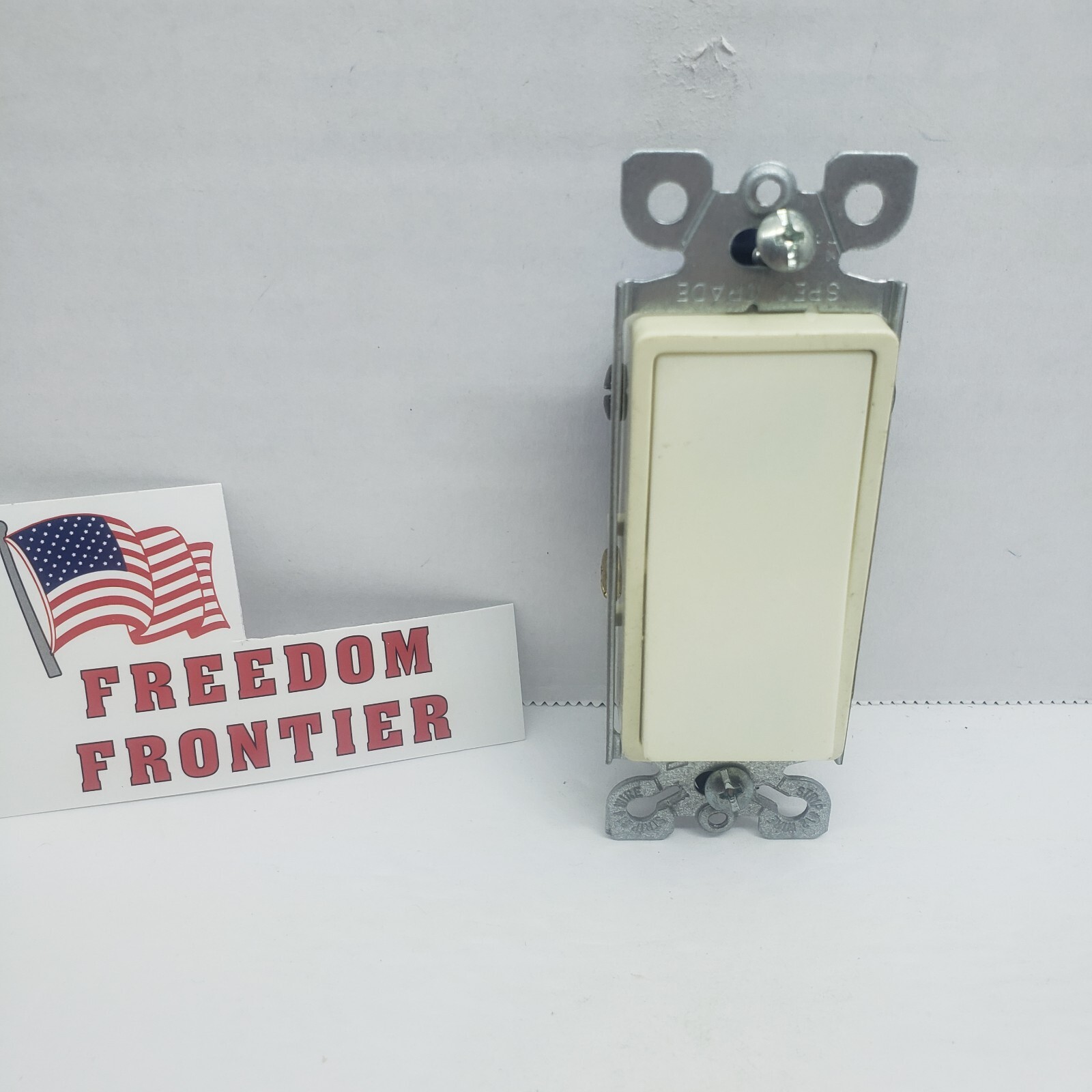 Cooper Eagle 3-Way Decorator Rocker Light Switch Almond 15A #6503A gallery