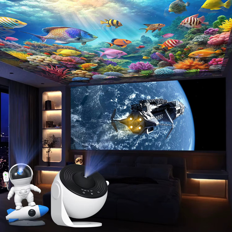 Night Light Galaxy Projector Starry Sky Projector Planetarium Lamp 6 Pack (Proje gallery
