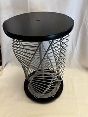 VTG CD STORAGE DISPLAY RACK ROTATING TWIST 42 CDS 14 INCHES TALL