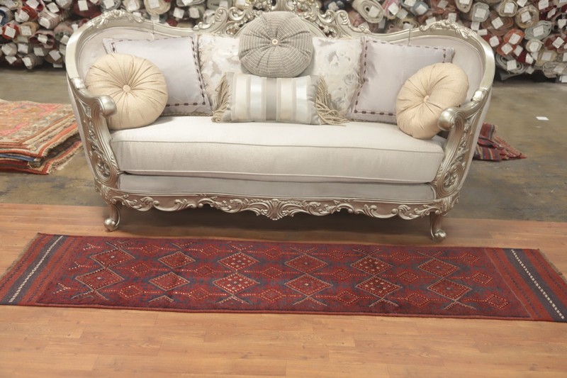 Nomadic Wool Hand-knotted Oriental Runner Rug Traditional Tribal Carpet 2x8 gallery