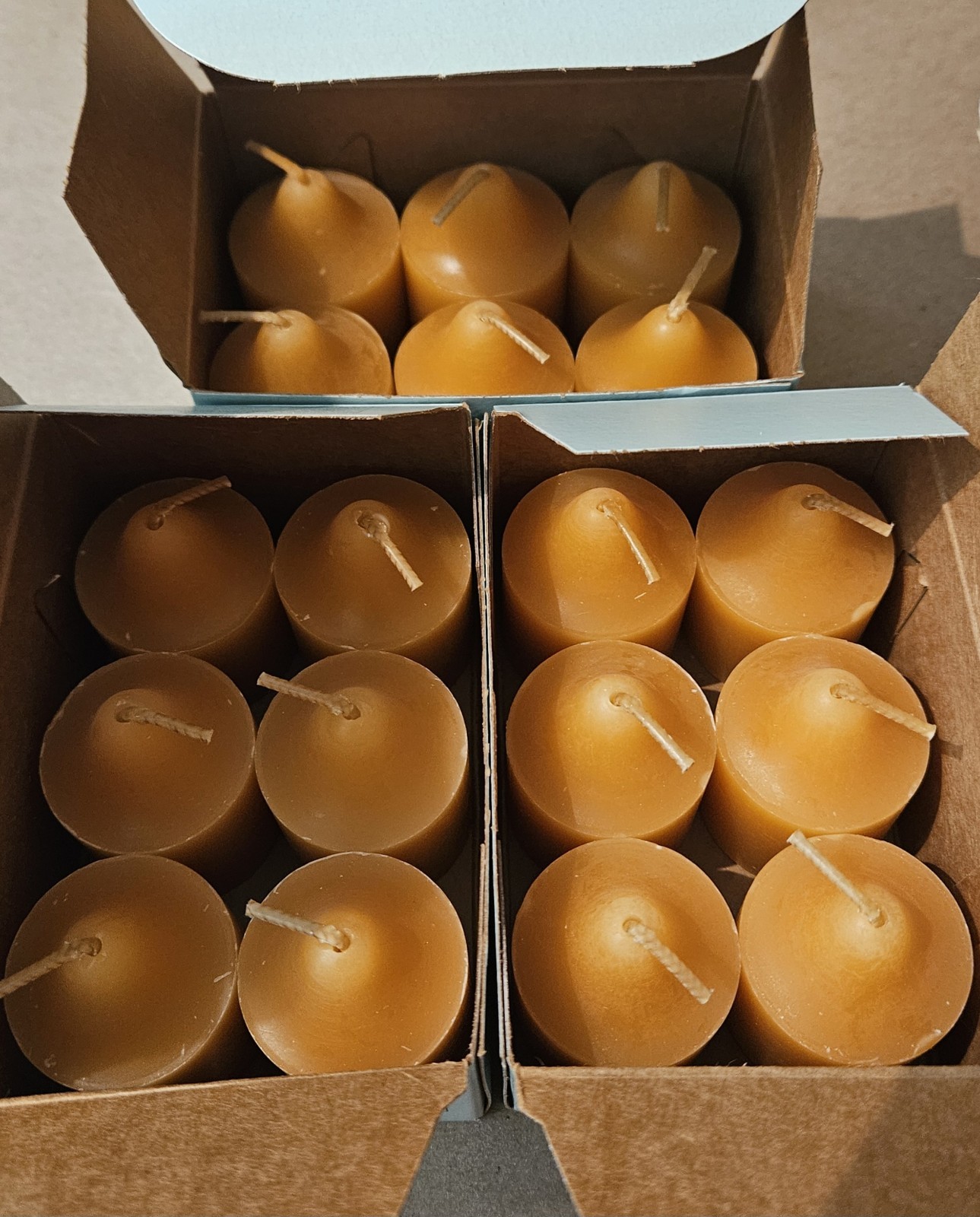 3 boxes PartyLite CLEMENTINE & CLOVE Votive Candles (18 Total Votives) --Retired gallery