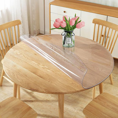 60 Inch Diameter Clear round Plastic Table Cover Vinyl Tablecloth Clear PVC Plac