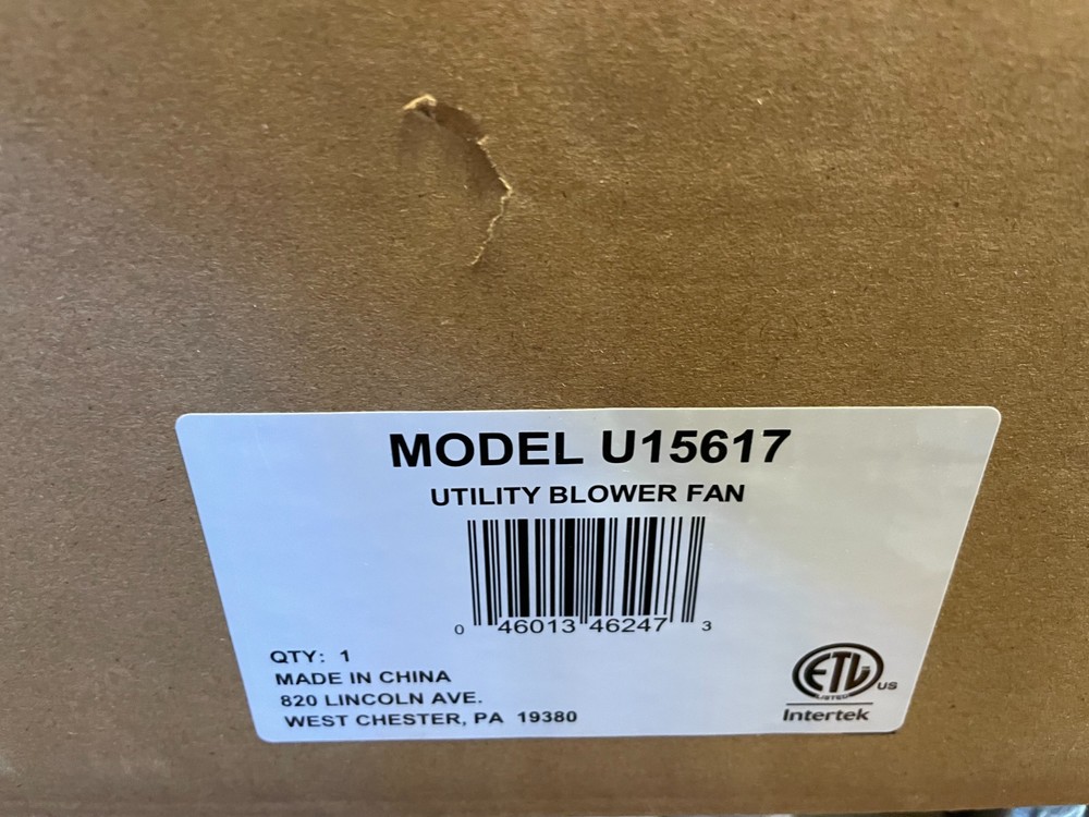 Lasko High Velocity Pivoting Utility Fan 375 CFM 3 Speed Blower Portable Fan
