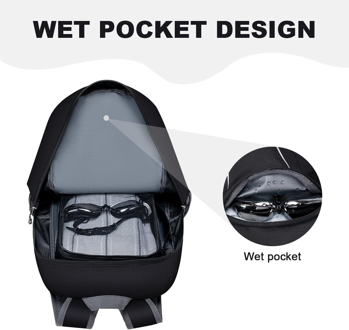 Backpack - Ultra Lightweight Packable Backpack for  Camping, Hiking Back Pack Wa 2