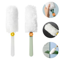 2Pcs Household Electrostatic Hand Dusters White Non Shedding Cleaning Tools
