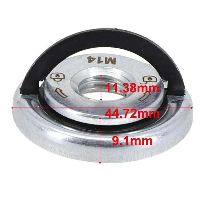 M14 Quick Release Self-Locking Flange Nut Press Plate Grinder Clamping Tool gallery