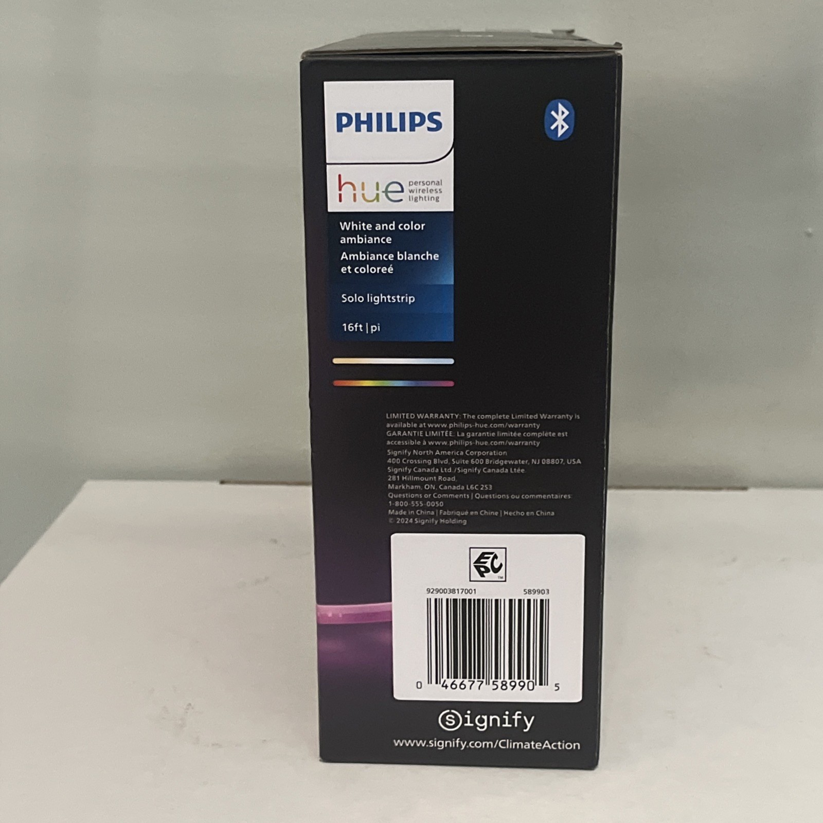 Philips Hue 16ft Smart LED Lightstrip RGB Color Changing Dimmable App Voice Cont gallery