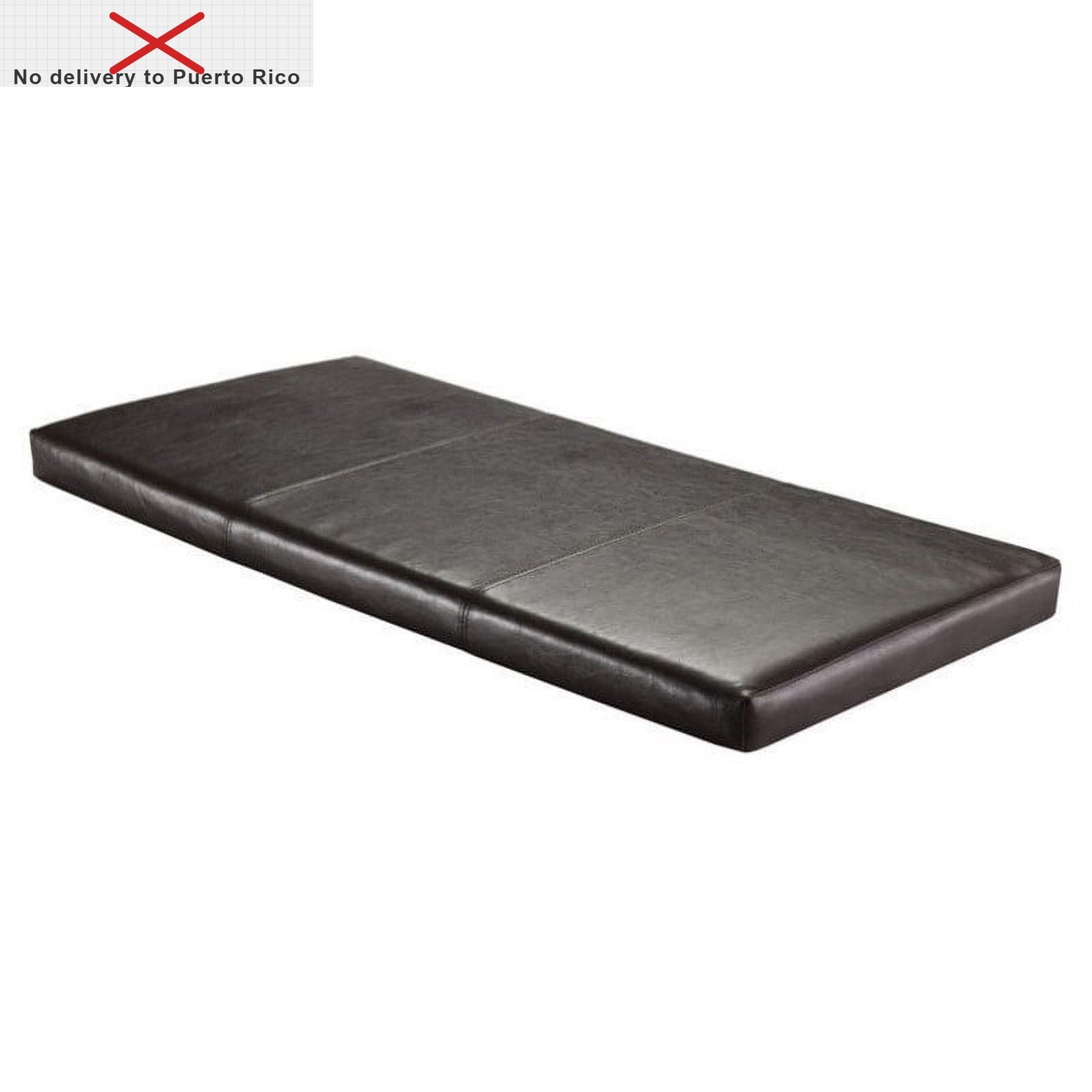 Bench Seat Cushion, Espresso Finish Fast delivery gallery
