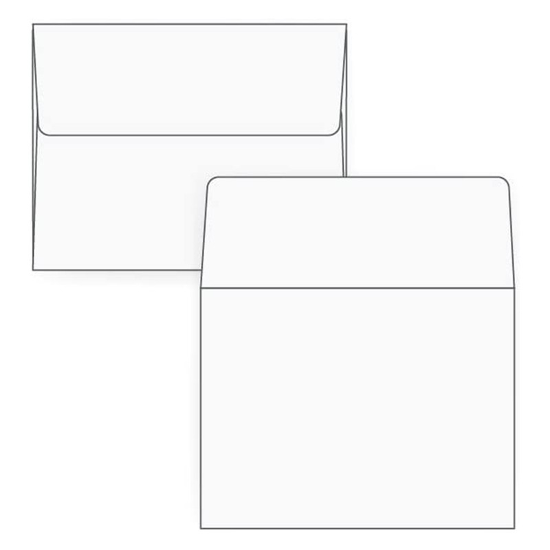 A2 Invitation Envelope - 24# White (4 3/8 x 5 3/4) - 1000 per Pack gallery