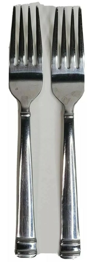 Salad Fork Farberware 2 Count Flatware 6.75 inch Stainless 18/0