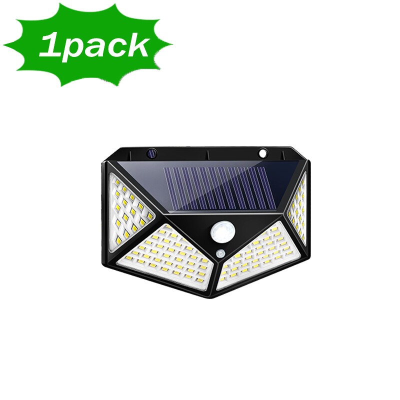 Solar Power 100 LEDS Light PIR Motion Sensor Outdoor Security Lamp Wall Garden~ gallery