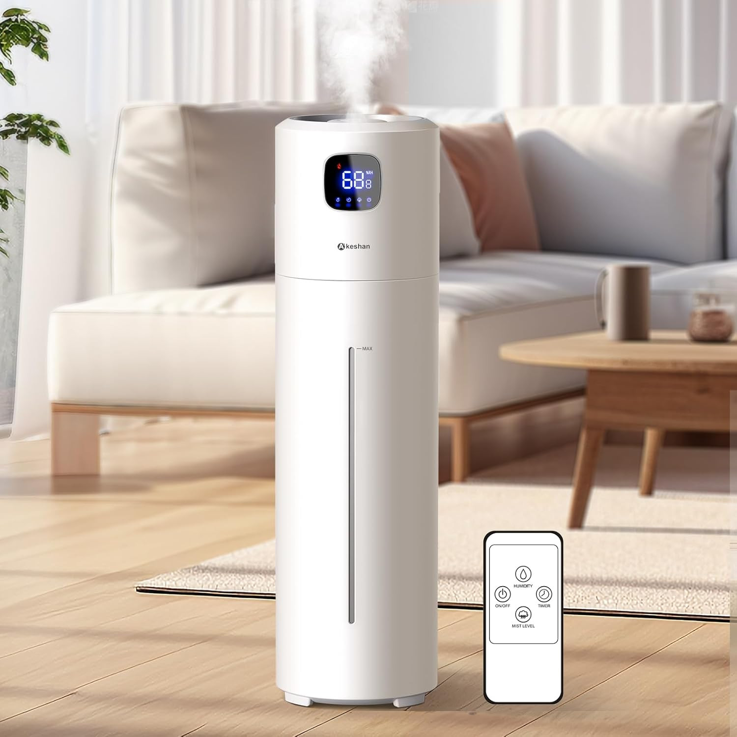 Large Humidifiers for Bedroom, 9L/2.5Gal Ultrasonic Cool Mist Humidifier, Easy C gallery