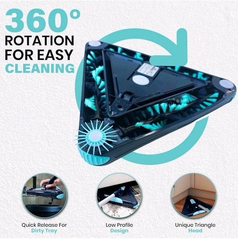 Sweeper Max - 2025 Version Lightweight Sweeper, Triangular Design gallery