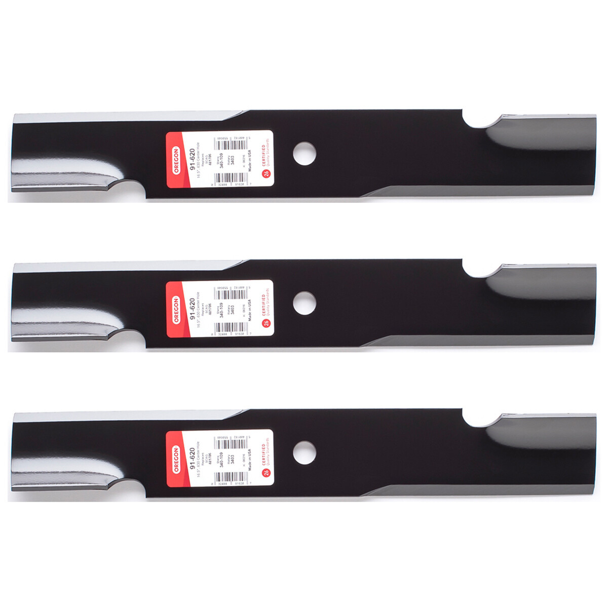 3PK Oregon Replacement Blade for 48" Hustler Dash XD, FasTrak, RD FasTrak gallery
