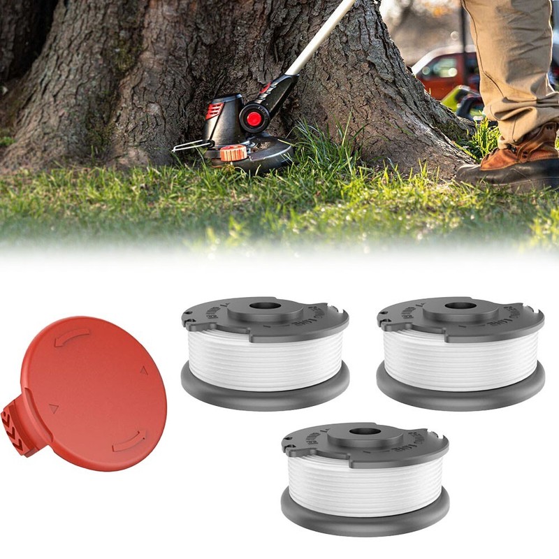 For Hyper Tough Trimmer Line & Cap Cover Set String Trimmer HT22-401-03-05 gallery